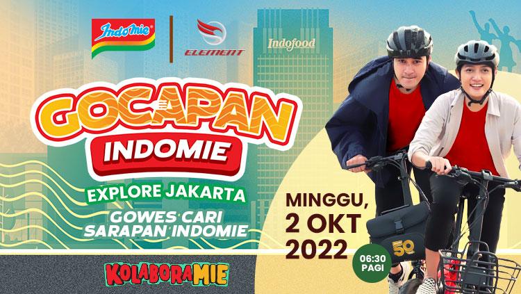 Dalam ajang Gocapan Indomie Explore Jakarta, para peserta bisa bersepeda dengan sebuah tantangan yang berhadiah menarik. - INDOSPORT