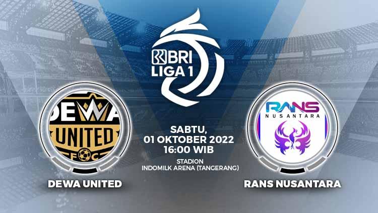 Prediksi pertandingan antara Dewa United vs RANS Nusantara (BRI Liga 1). - INDOSPORT