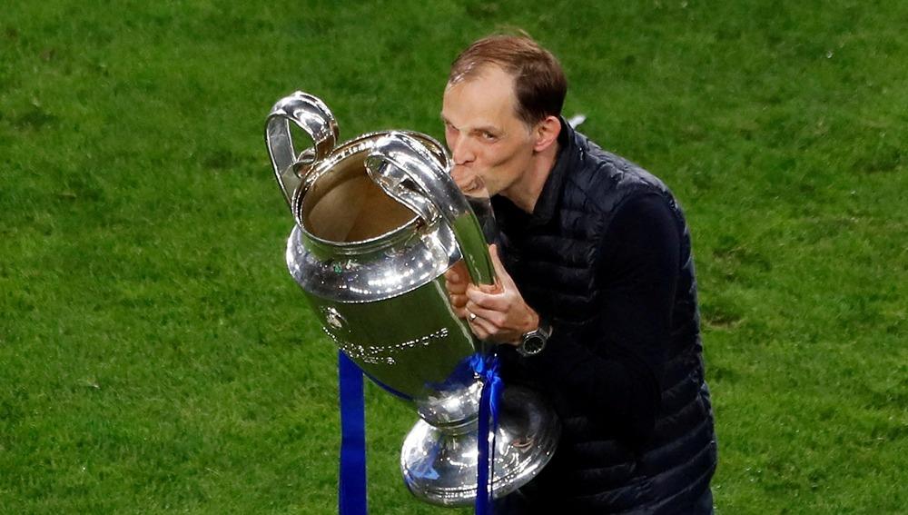Thomas Tuchel saat laga final Liga Champions antara Manchester City vs Chelsea
