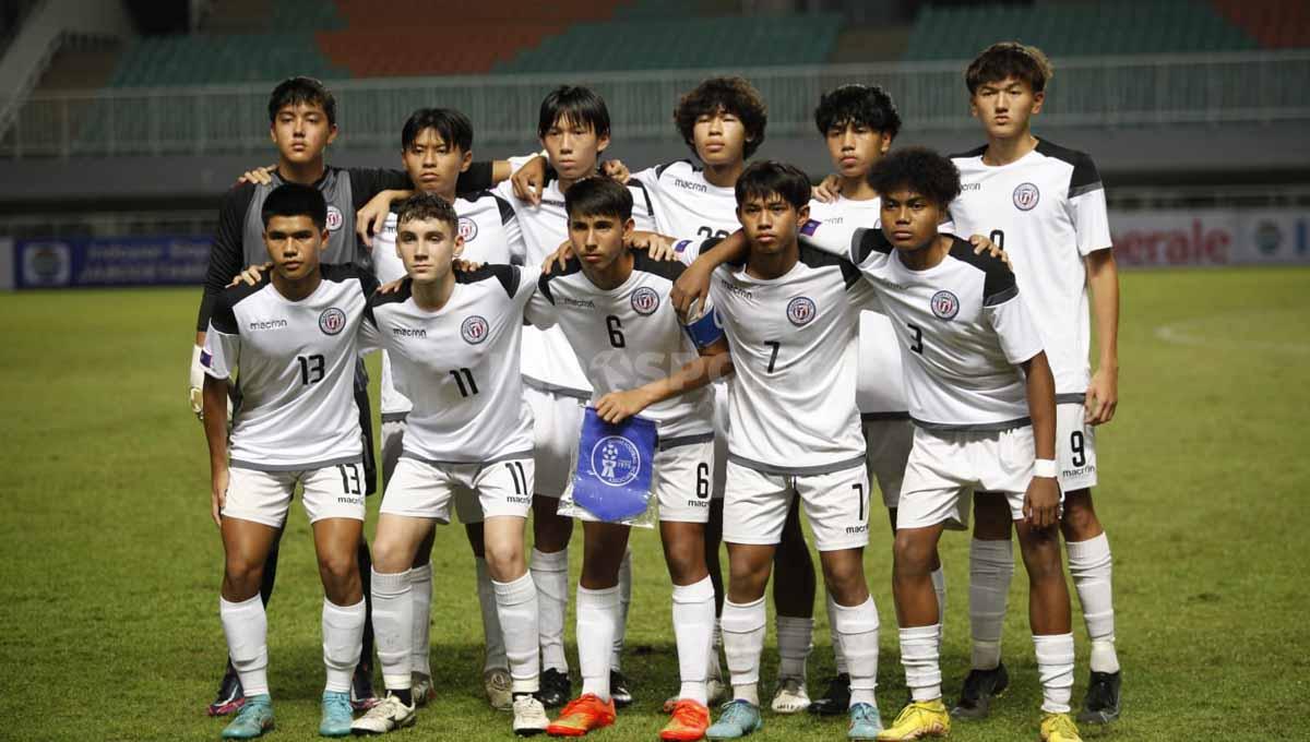 Pertandingan antara Guam vs Timnas Indonesia U-17 di Kualifikasi AFC U17 2022, Senin (03/10/22). (Foto: Herry Ibrahim)