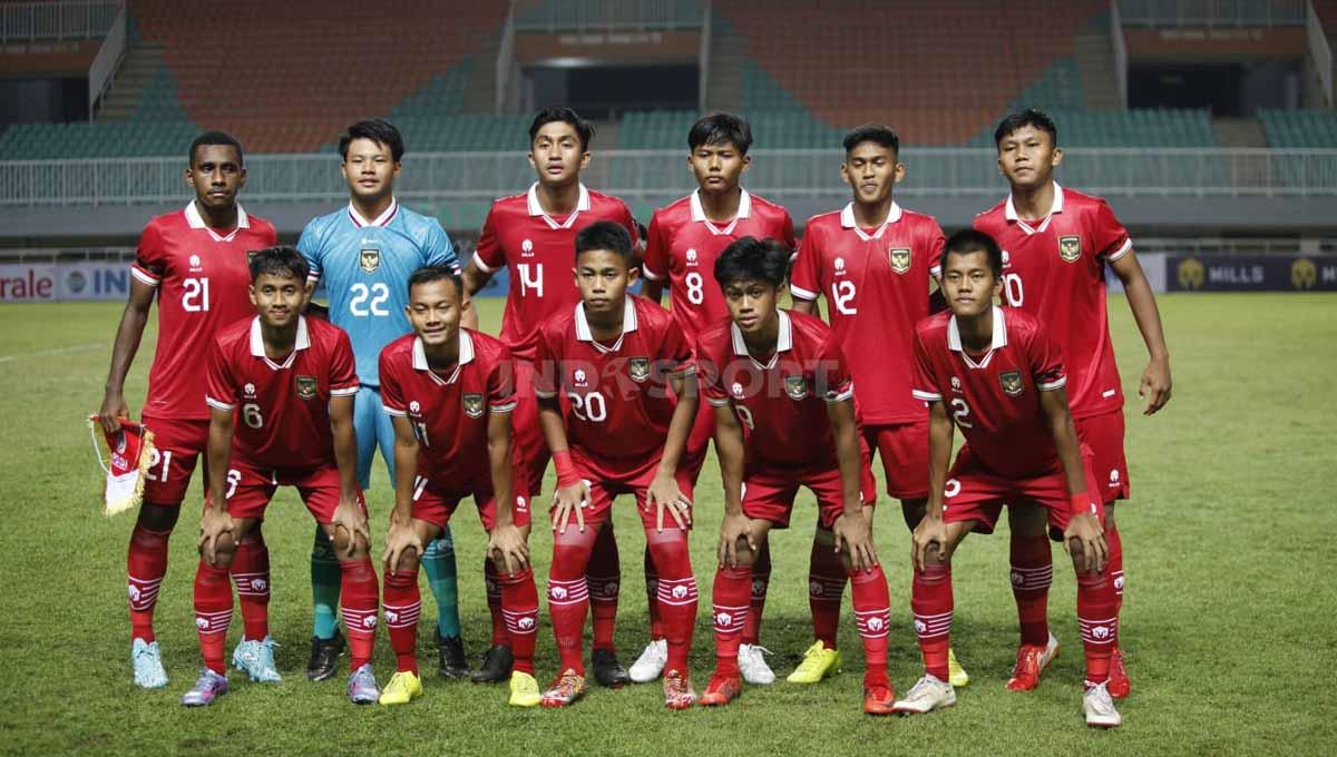 Berikut jadwal Kualifikasi Piala Asia U-17 2023 Grup B pada Minggu (9/10/22), di mana Timnas Indonesia akan menghadapi Malaysia.  (Foto: Herry Ibrahim) - INDOSPORT