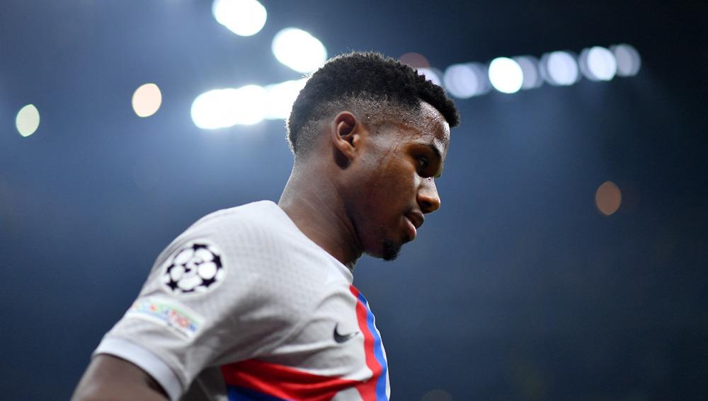 Ansu Fati saat laga Liga Champions antara Inter Milan vs Barcelona