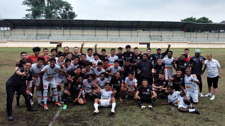 Laga uji coba Persipu FC vs Kooyong United di Stadion Merpati, Depok, Rabu (5/10/22).