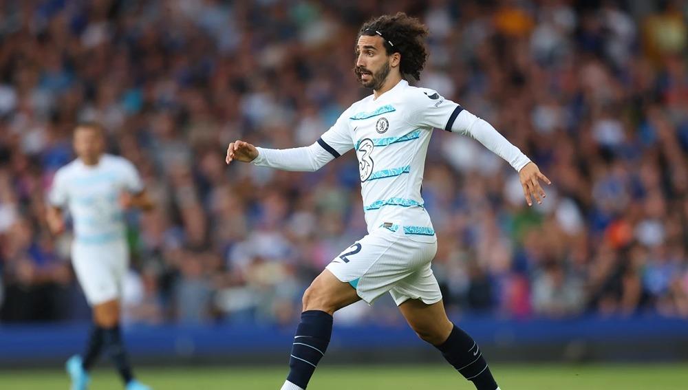 Marc Cucurella saat melakoni laga Liga Inggris antara Everton vs Chelsea