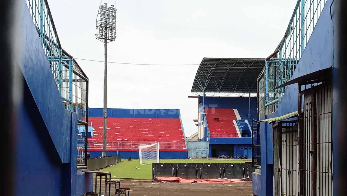 Markas klub Arema FC, Stadion Kanjuruhan, mendapat prioritas untuk renovasi oleh Kementerian PUPR. - INDOSPORT