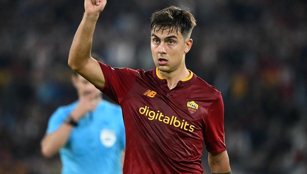 Paulo Dybala saat laga Liga Europa antara AS Roma vs Real Betis.