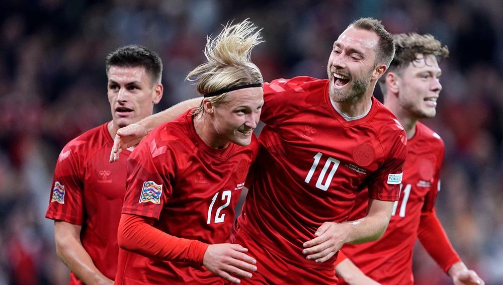 Timnas Denmark saat melakoni laga UEFA Nations League melawan Prancis - INDOSPORT