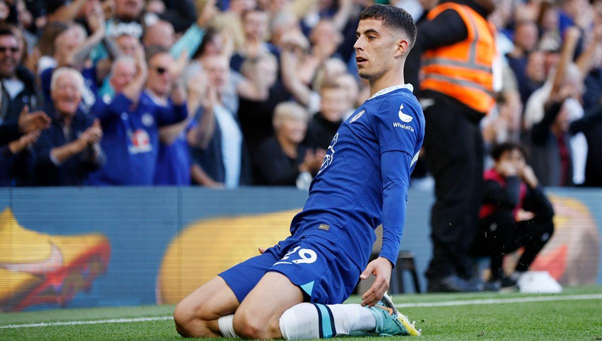 Penampilan Kai Havertz pada laga Chelsea vs Liverpool di laga lanjutan Liga Inggris (Premier League) 2022-2023 kembali menjadi sorotan.
