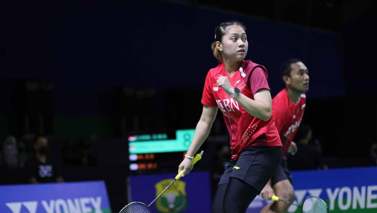 Indah Cahya Sari Jamil membuat Badminton Lovers overthinking bahwa dirinya terdegradasi dari Pelatnas PBSI. (Foto: PBSI)