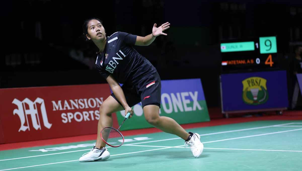 Ratapan badminton lovers saat pahlawan tim Indonesia di Piala Uber 2022, Aisyah Sativa Fatetani, digeprek Sim Yu-jin di Malaysia Masters Super 100 2023. - INDOSPORT
