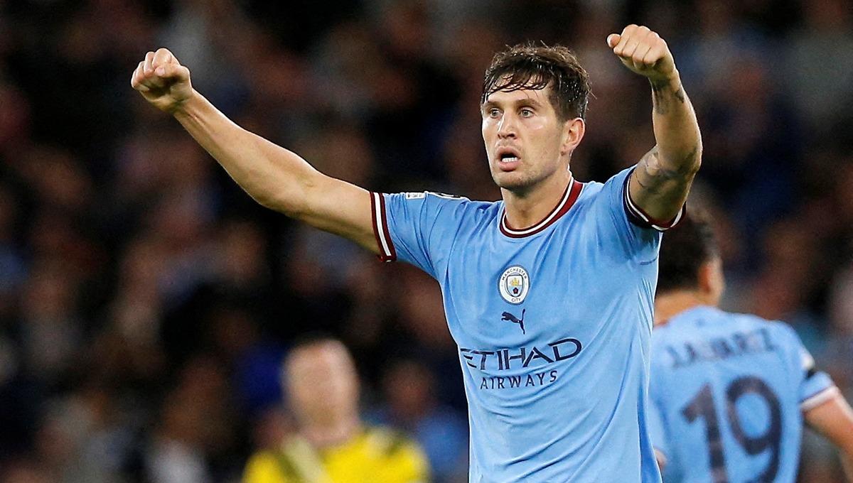 John Stones, pemain Manchester City. Foto: REUTERS/Craig Brough