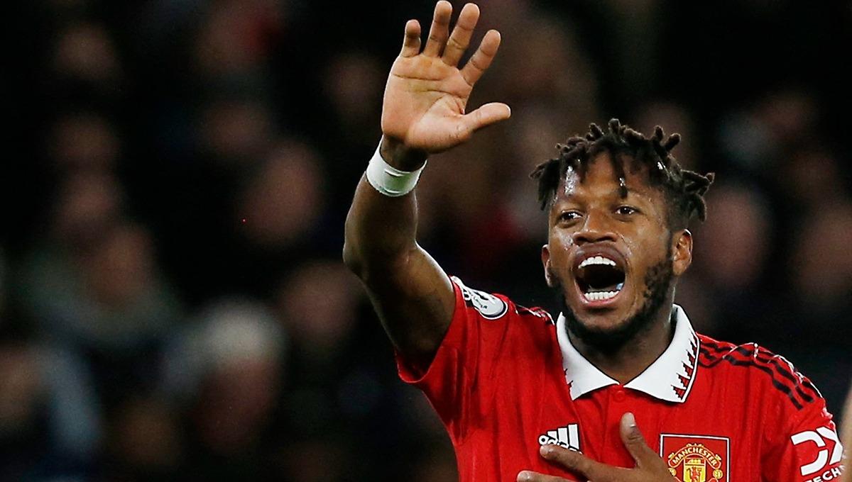 Fred, pemain Manchester United. Foto: REUTERS/Craig Brough - INDOSPORT