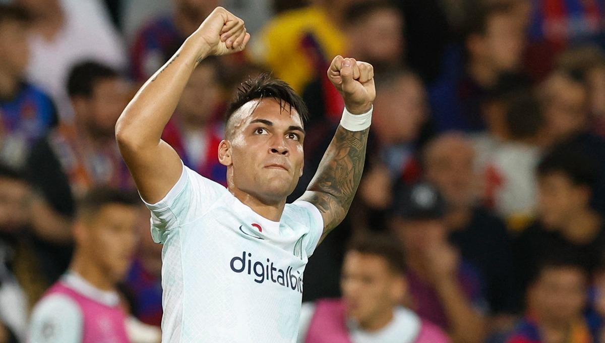 Lautaro Martinez, pemain Inter Milan. Foto: REUTERS/Albert Gea
