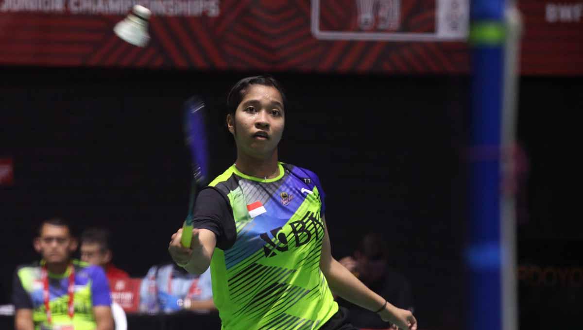 Tunggal putri Indonesia, Ester Nurumi Tri Wardoyo di Piala Suhandinata 2022. (Foto: PBSI) - INDOSPORT