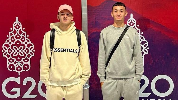 Dua pemain keturunan Indonesia-Belanda, Justin Hubner dan Ivan Jenner.