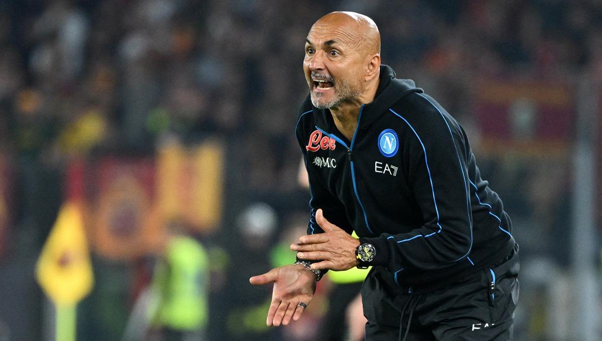 Luciano Spalletti, pelatih Napoli. Foto: REUTERS/Alberto Lingria