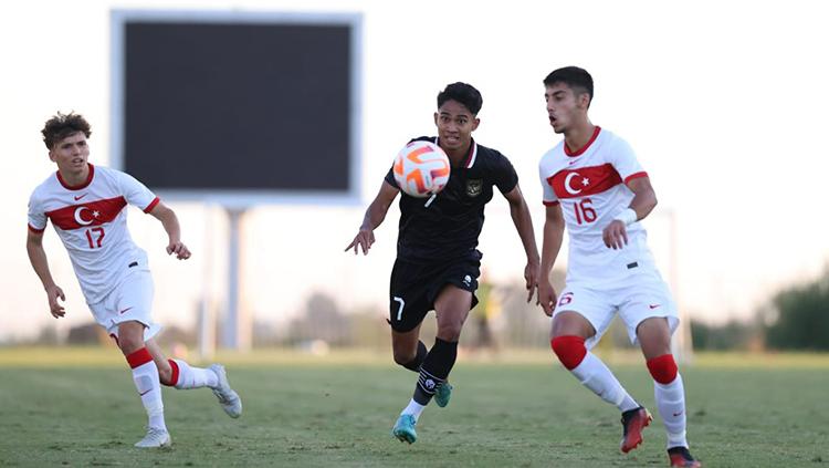 Marselino Ferdinan memberikan pesan menyentuh usai timnas Indonesia U-20 ditahan imbang Moldova pada laga uji coba di Turki.