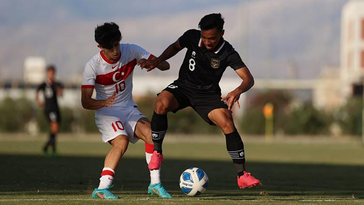 Timnas Indonesia U-20 vs Turki U-20 di laga uji coba.