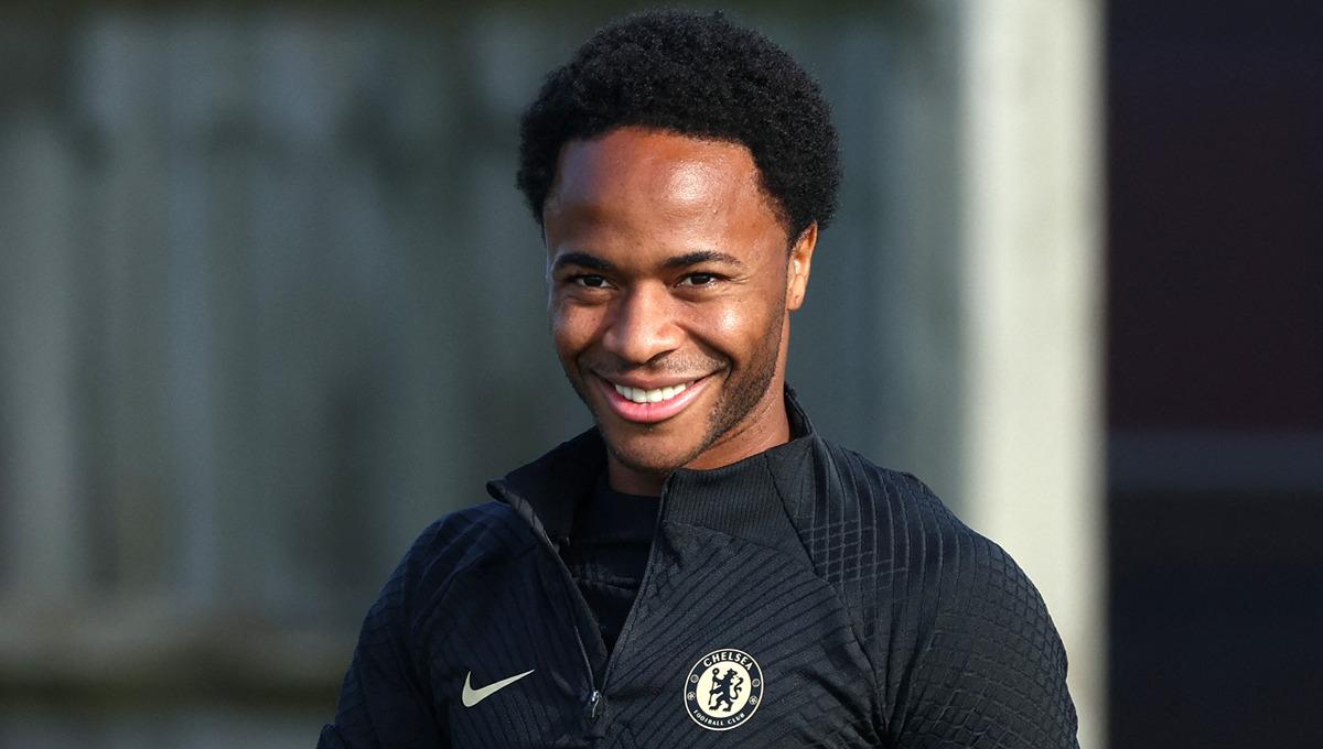 Raheem Sterling, pemain Chelsea. Foto: REUTERS/Matthew Childs
