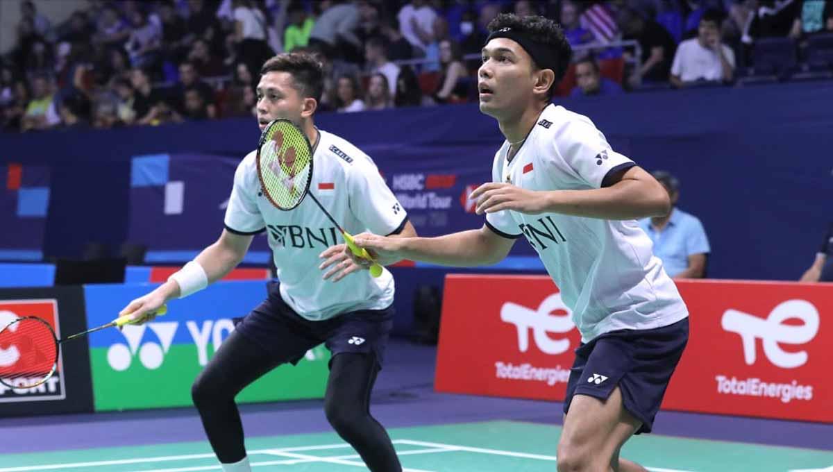 Ditunjuknya ganda putra Indonesia, Fajar Alfian oleh Kemenpora sebagai sosok inspirasi ternyata menuai nyinyiran Badminton Lovers. (Foto: PBSI) - INDOSPORT