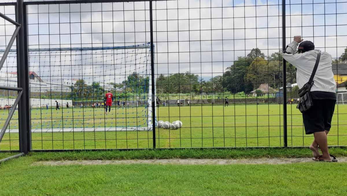 PSS Sleman menang 14-0 atas tim Liga 3, PS Tunas Ngaglik di Lapangan Pakembinangun, Sleman, Sabtu (29/10/22) pagi.