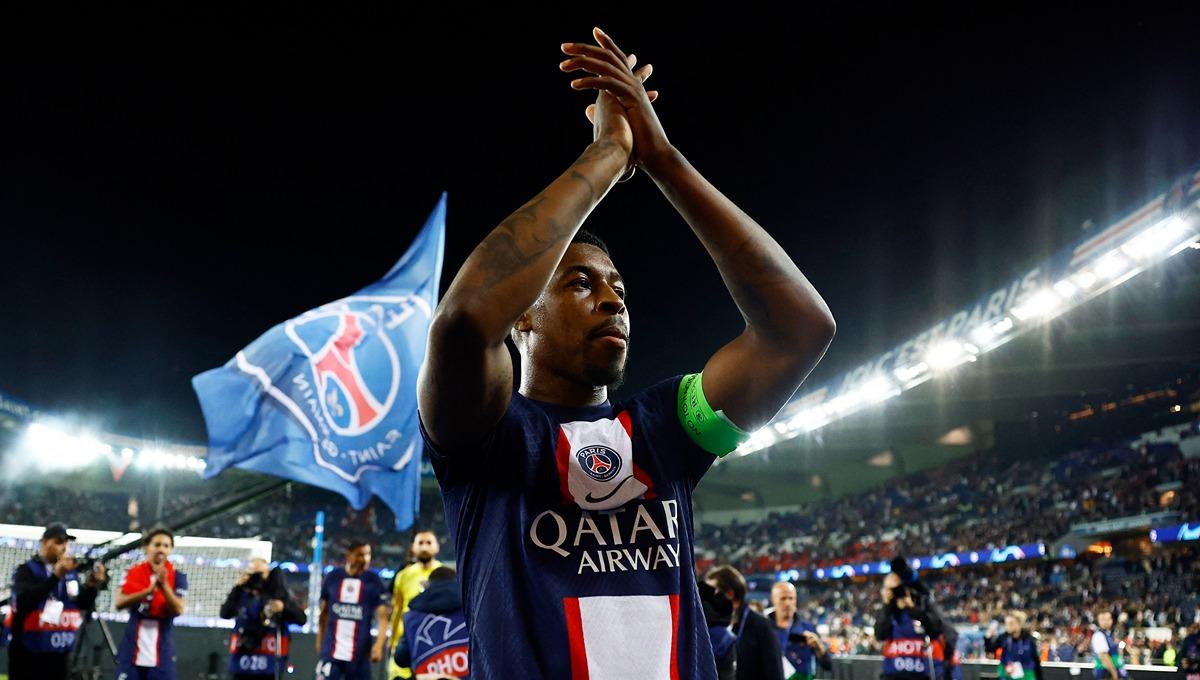 Presnel Kimpembe, pemain Paris Saint-Germain. Foto: REUTERS/Sarah Meyssonnier