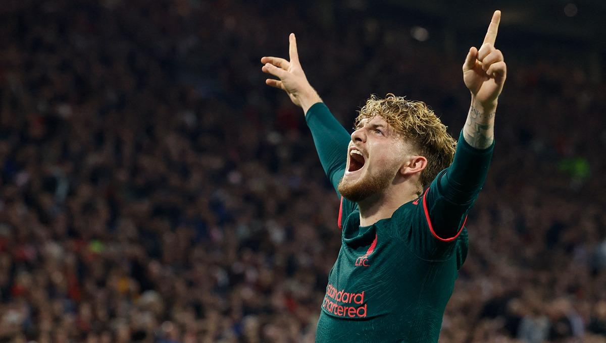 Harvey Elliott, pemain muda Liverpool. Foto: REUTERS/Piroschka Van De Wouw