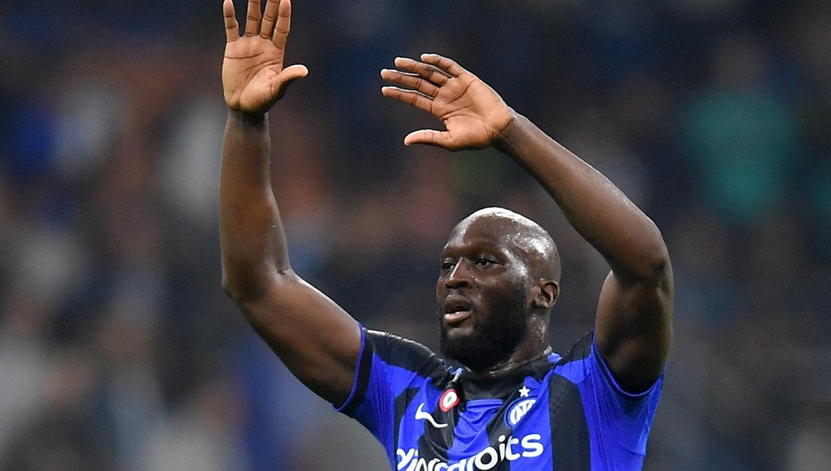 Romelu Lukaku, pemain Inter Milan. Foto: REUTERS/Daniele Mascolo