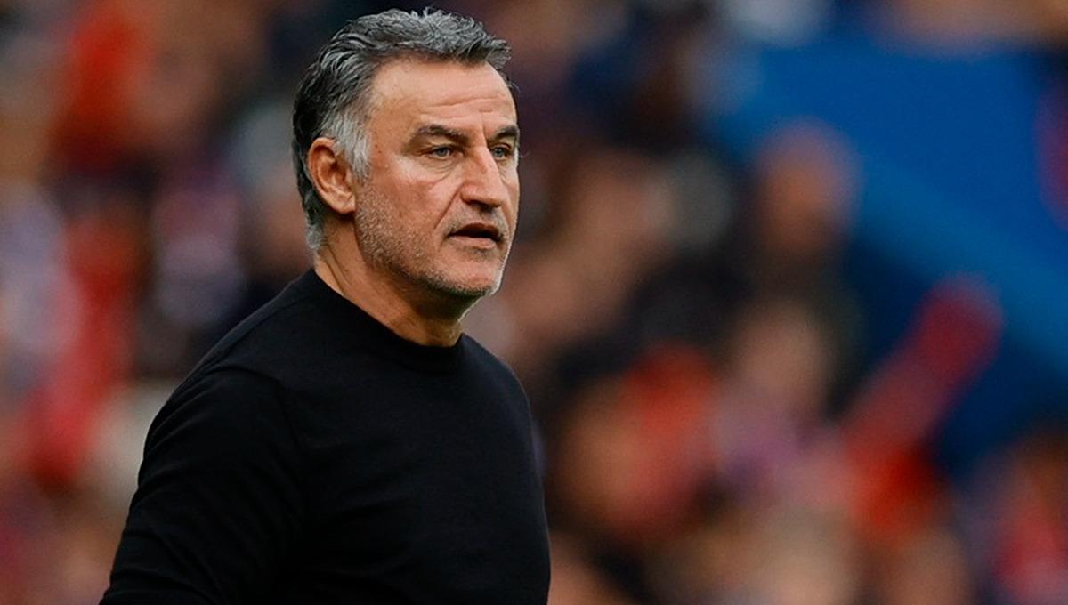 Christophe Galtier, pelatih Paris Saint-Germain. Foto: REUTERS/Sarah Meyssonnier