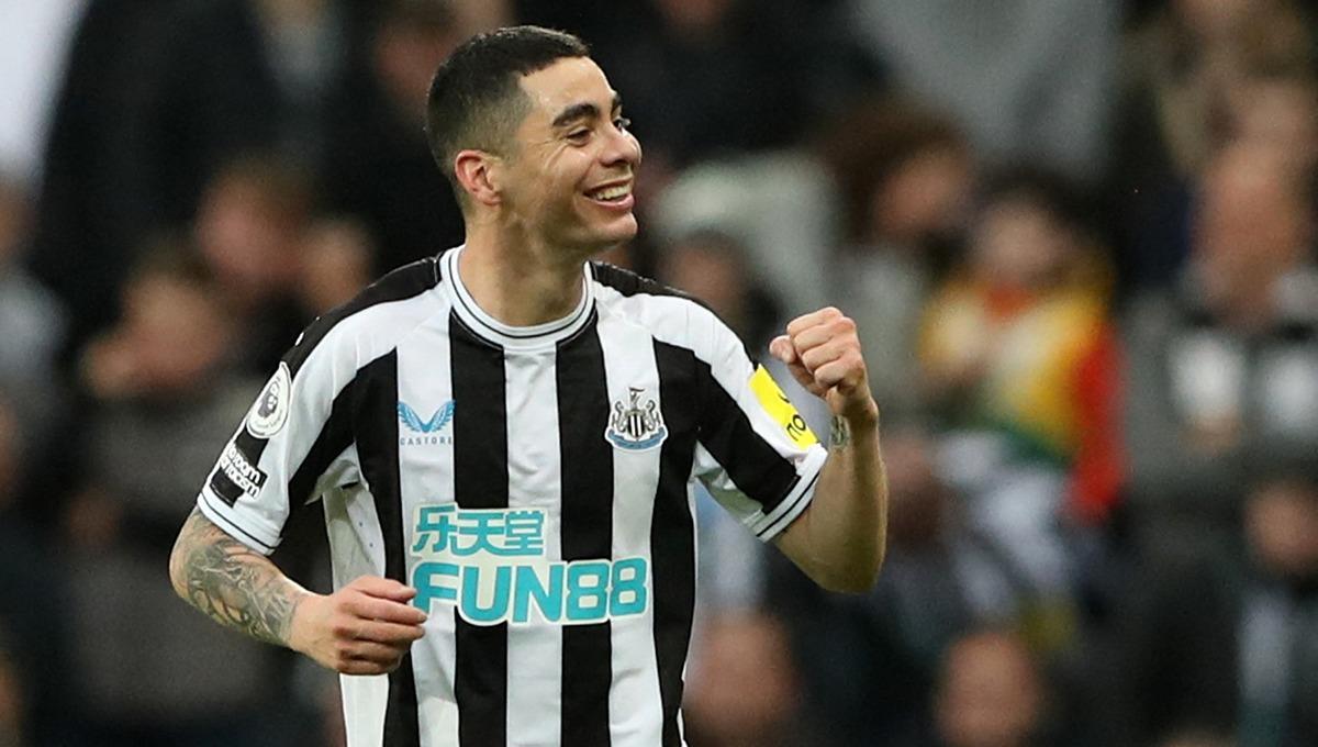 Miguel Almiron, pemain Newcastle United. Foto: REUTERS/Scott Heppell
