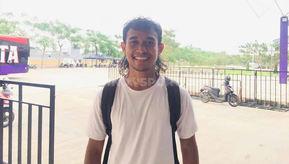 Gelandang Persita, Abu Rizal Maulana.