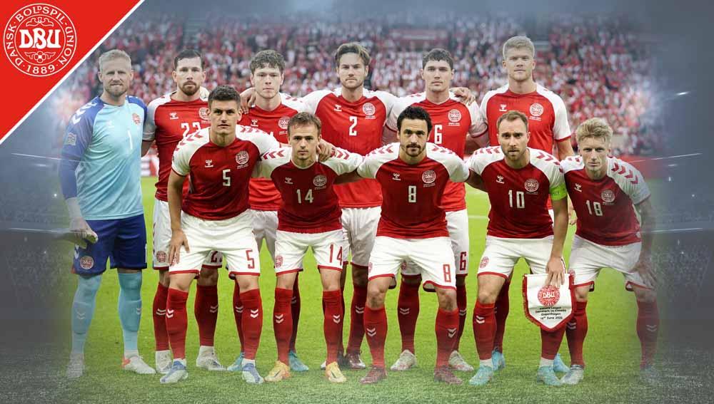 Profil Timnas Denmark Piala Dunia Qatar 2022. (Foto: REUTERS/Liselotte Sabroe/Ritzau Scanpix)