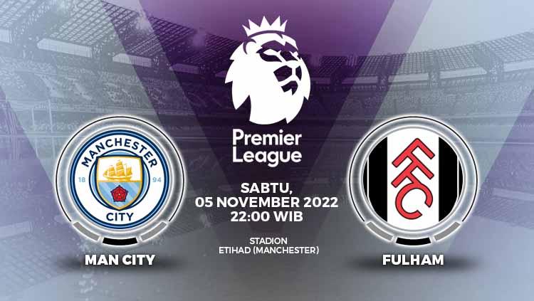 Berikut ini prediksi Liga Inggris 2022-2023 lanjutan pekan ke-5 antara Manchester City vs Fulham yang akan berlangsung Sabtu (05/11/22) pukul 22.00 WIB.