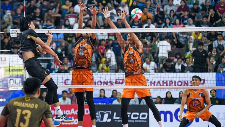 Tim Putra STIN Pasundan memenangi pertarungan sengit melawan BIN Samator Surabaya