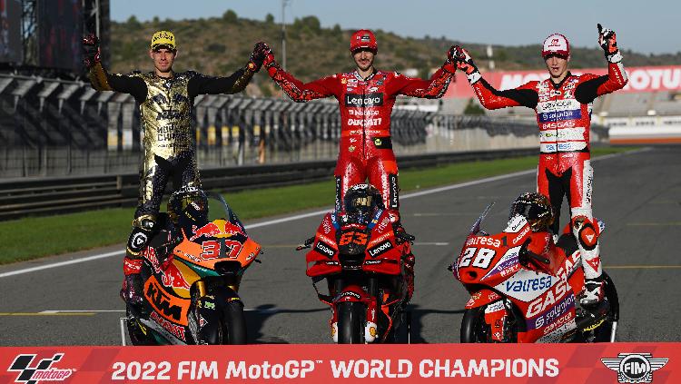 Klasemen Akhir MotoGP 2022: Francesco Bagnaia dan Ducati Juara Dunia ...