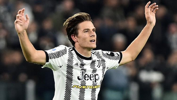Nicolo Fagioli mencoreng reputasinya sendiri sebagai alumnus Juventus Next Gen. Foto: REUTERS/Massimo Pinca. - INDOSPORT