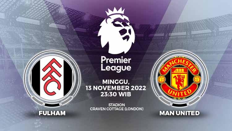 Berikut link live streaming Liga Inggris (Premier League) yang menyajikan laga seru nan panas antara Fulham vs Manchester United. - INDOSPORT