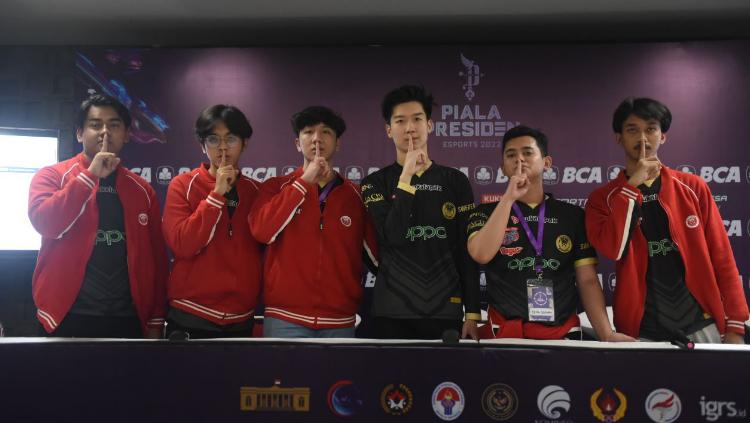 Tim NFT Esports berhasil keluar sebagai juara Piala Presiden Esports 2022 untuk cabang game PUBG Mobile, Sabtu (12/11/22).