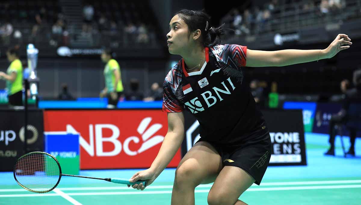 Tunggal putri Indonesia, Gregoria Mariska Tunjung di Australian Open 2022. (PBSI)