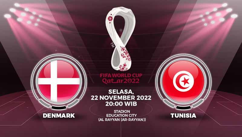Link live streaming Piala Dunia 2022 yang bakal menyajikan laga dari grup D antara Denmark vs Tunisia. - INDOSPORT