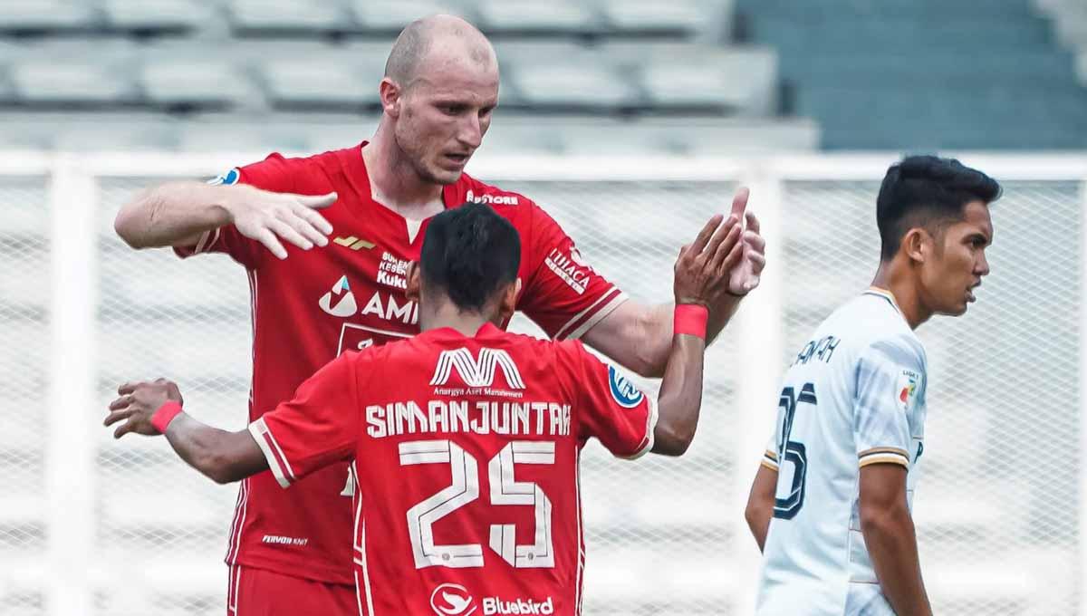 Persija raih kemenangan di laga pembuka lanjutan Liga 1 2022. Skuad Macan Kemayoran menang tipis 1-0 atas lawannya, Borneo FC pada Selasa (06/12/22). - INDOSPORT