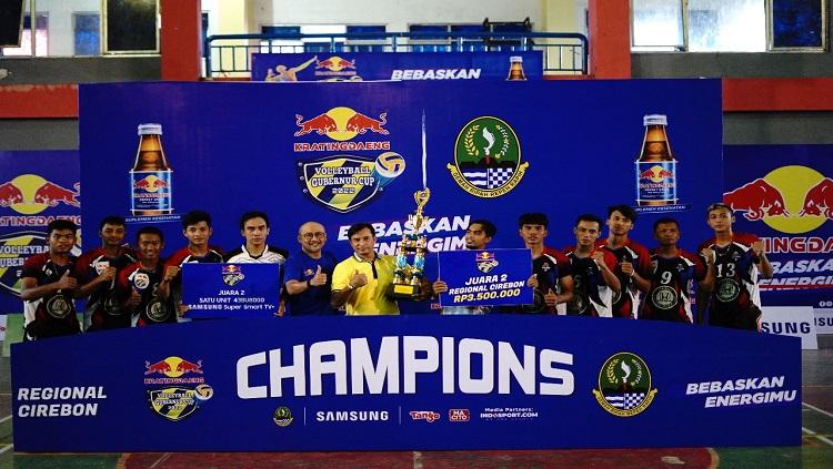 Juara 2 Kratingdaeng Volleyball Gubernur Cup 2022 seri Cirebon Copyright: Kratingdaeng Indonesia