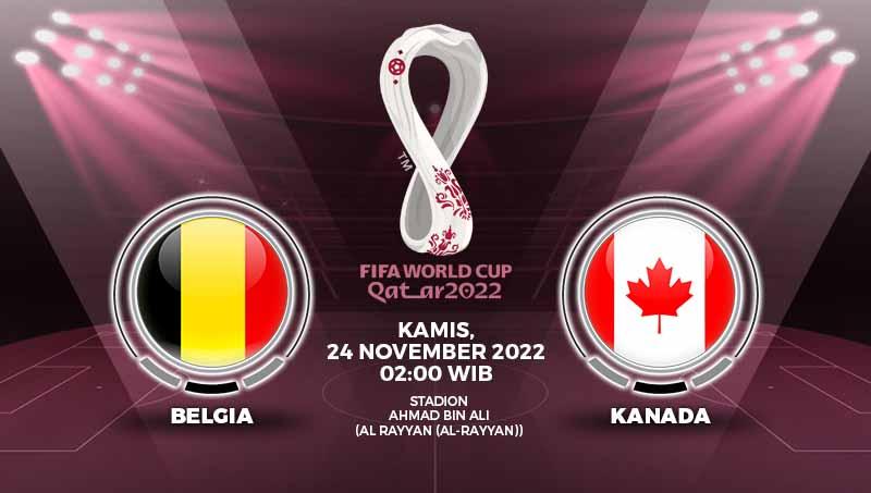 Prediksi pertandingan Piala Dunia 2022 antara Kanada vs Belgia. - INDOSPORT