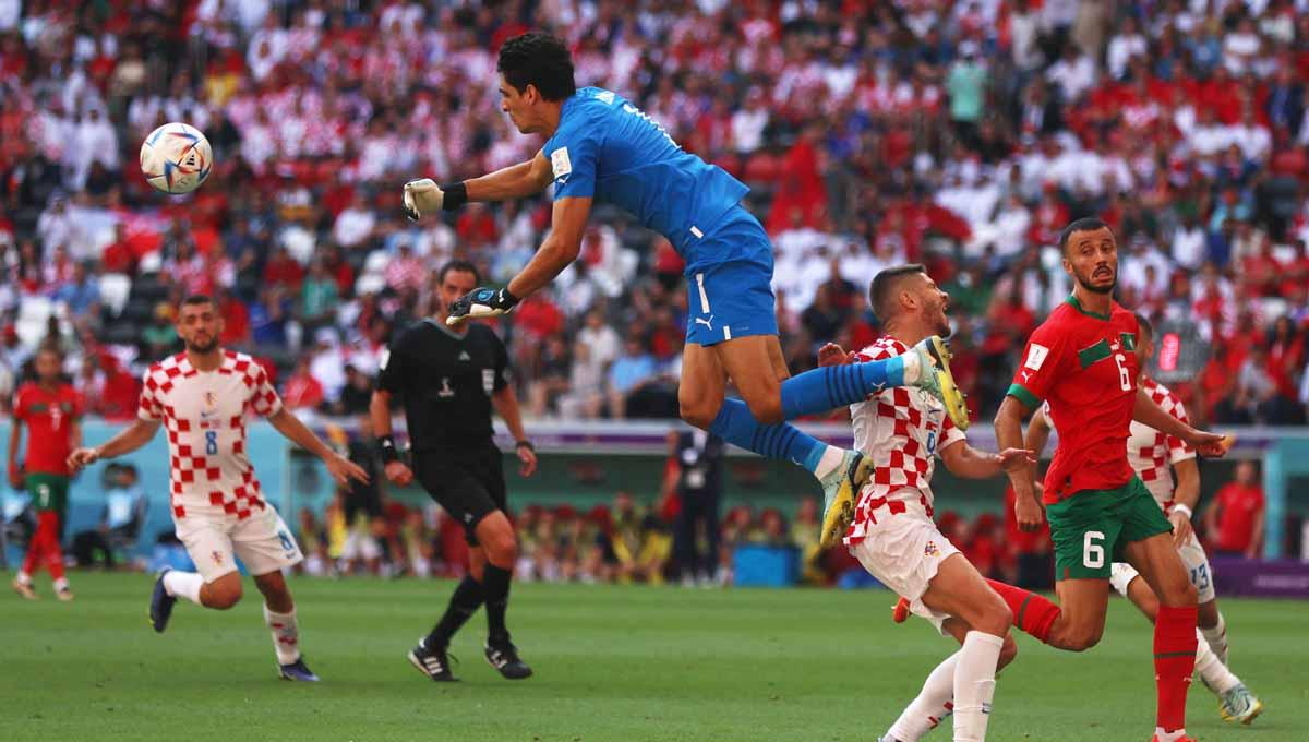 Jelang laga perebutan juara ketiga Piala Dunia 2022, ada catatan menarik dari grup F yang diisi oleh dua tim yang akan berlaga, Kroasia dan Maroko. (Foto: REUTERS/Pedro Nunes) - INDOSPORT