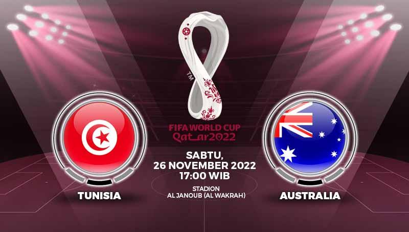 Berikut link live streaming Piala Dunia 2022 antara Tunisia vs Australia yang mana bakal jadi duel dua tim yang mengejar kemenangan yang tertunda. - INDOSPORT