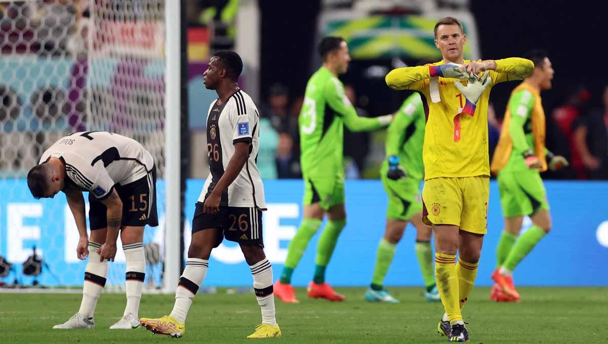 Hansi Flick tidak bisa menerima hasil laga Grup E Piala Dunia antara Jerman vs Jepang yang berakhir dengan skor 1-2 pada Rabu (23/11/22) lalu. (Foto: REUTERS/Matthew Childs) - INDOSPORT