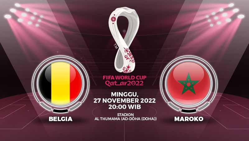 Prediksi pertandingan antara Belgia vs Maroko (Piala Dunia Qatar 2022). - INDOSPORT