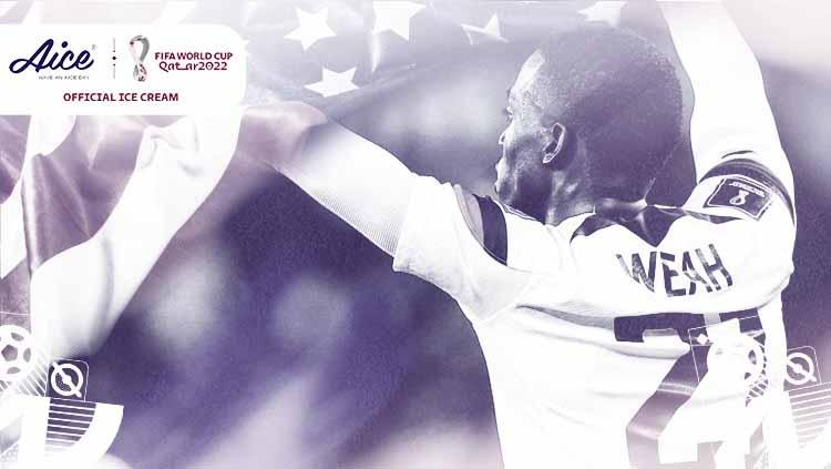 Penyerang Amerika Serikat di Piala Dunia 2022, Timothy Weah. (Foto: Hendro Hardiyanto/INDOSPORT)