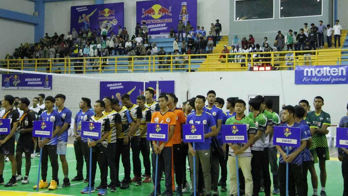 Pertandingan Kratingdaeng Volleyball Gubernur Cup 2022 seri Bandung. (Foto: Kratingdaeng Indonesia) Copyright: Kratingdaeng Indonesia
