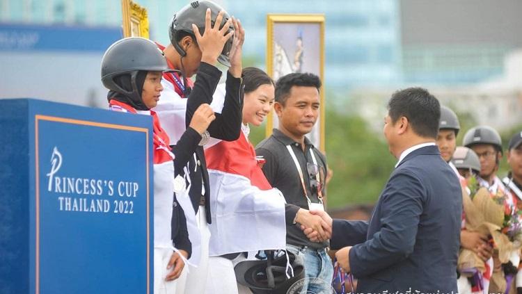 Atlet equestrian Indonesia, Euclia Purnama. - INDOSPORT